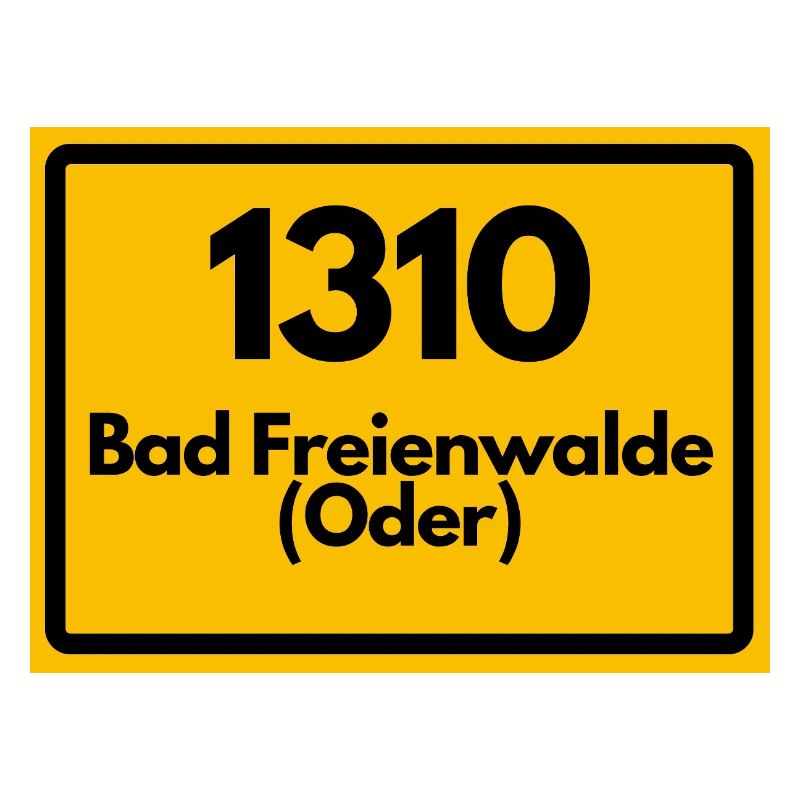 ALTE POSTLEITZAHL PLZ 1310 BAD FREIENWALDE (ODER)