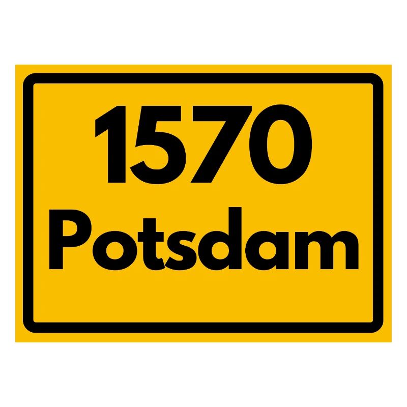 OLD POSTCODE POSTCODE RETRO 1570 POTSDAM HEIMAT
