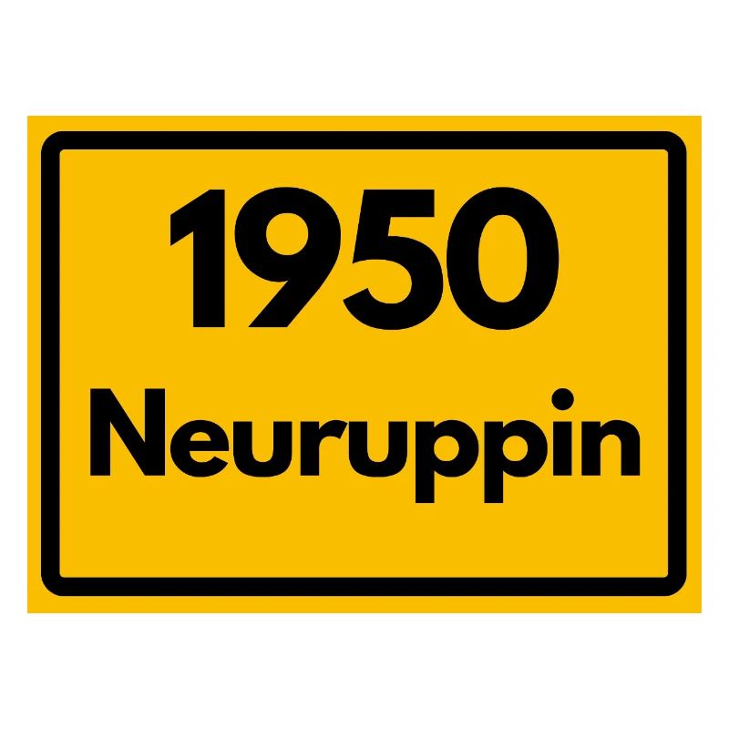 OLD POSTCODE POSTCODE RETRO 1950 NEURUPPIN HEIMAT