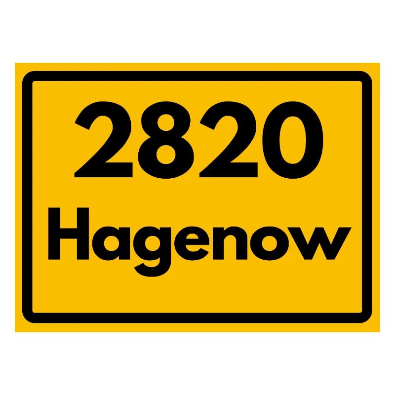 OLD POSTCODE POSTCODE RETRO 2820 HAGENOW HEIMAT