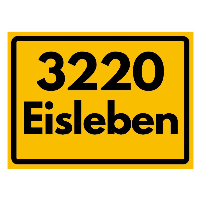 ALTE POSTLEITZAHL PLZ RETRO 3220 EISLEBEN HEIMAT