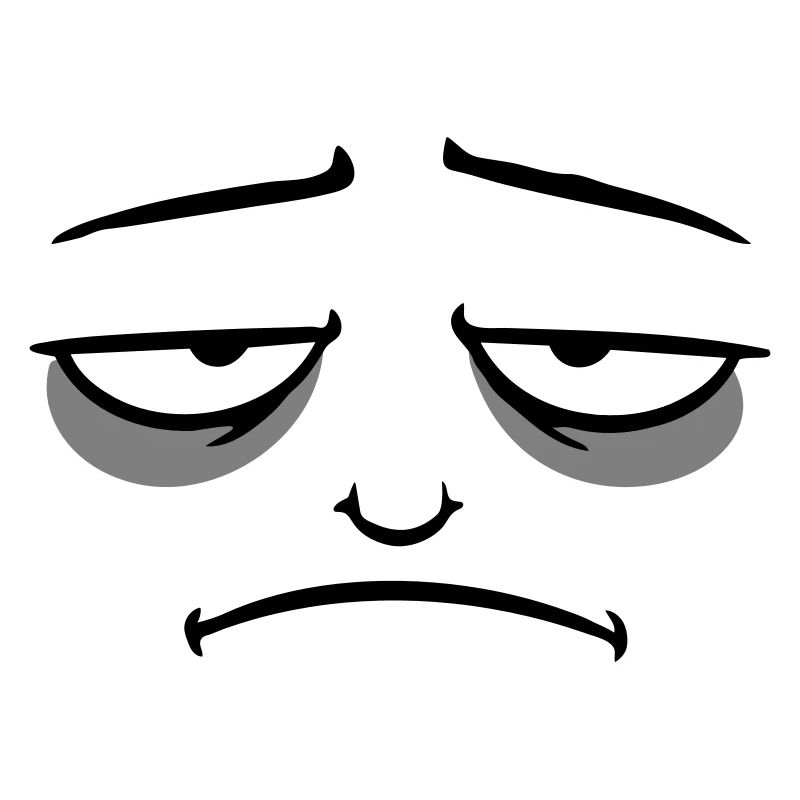 Grumpy sad disappointed face funny
