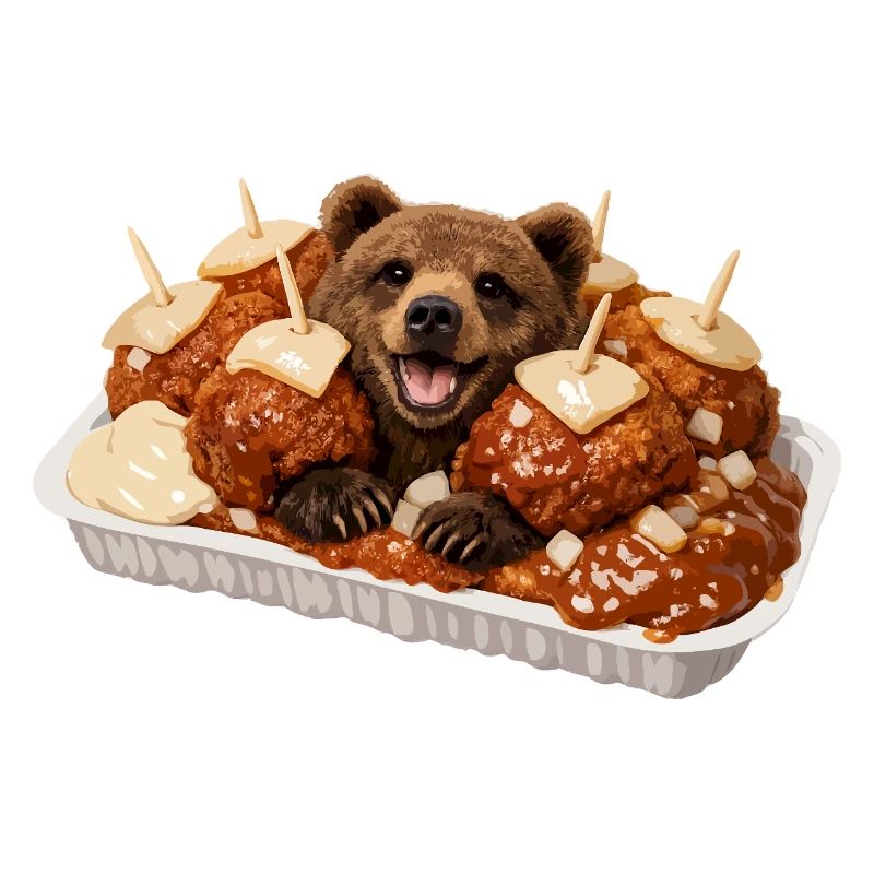 Bear bite with bear