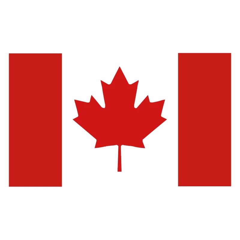 Red Maple Leaf Canada Flag
