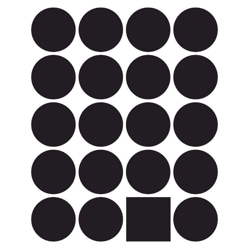 Geometric Dot Grid with a Square