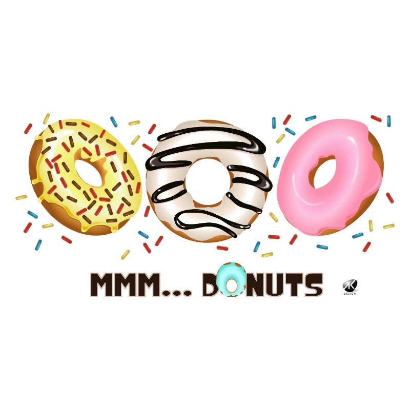 Glasierte Donuts mit Sprinkles Abbildung