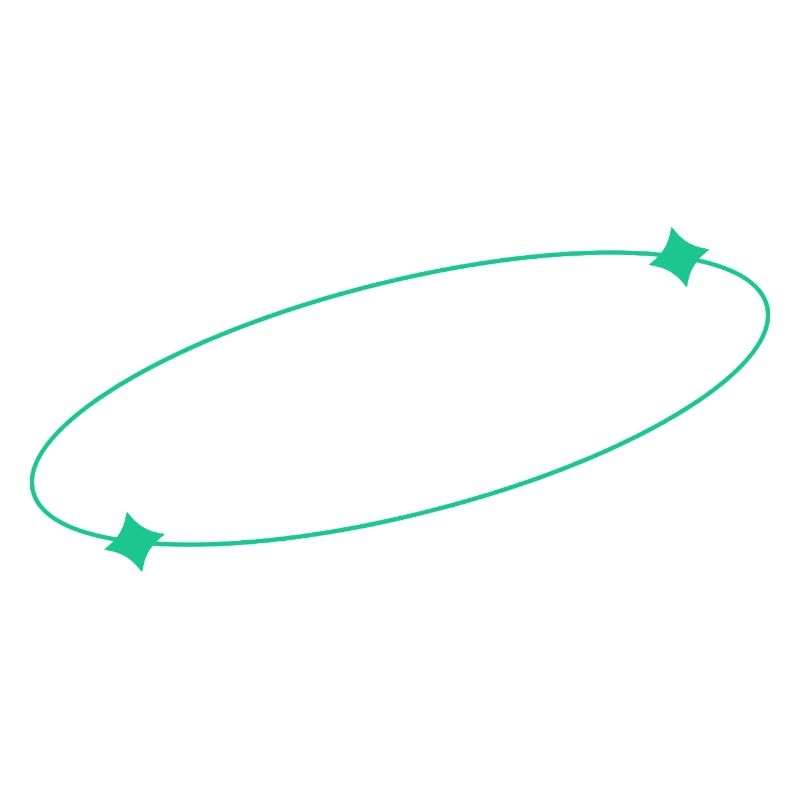 Elliptischer Sternenring