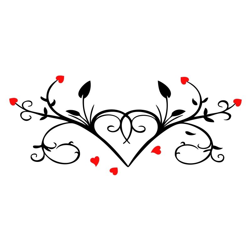 Ornament mit Herzchen