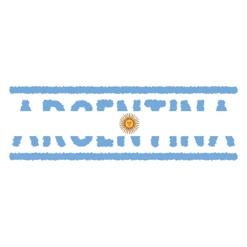 Texte du drapeau argentin Design vieilli de la Sun Pride