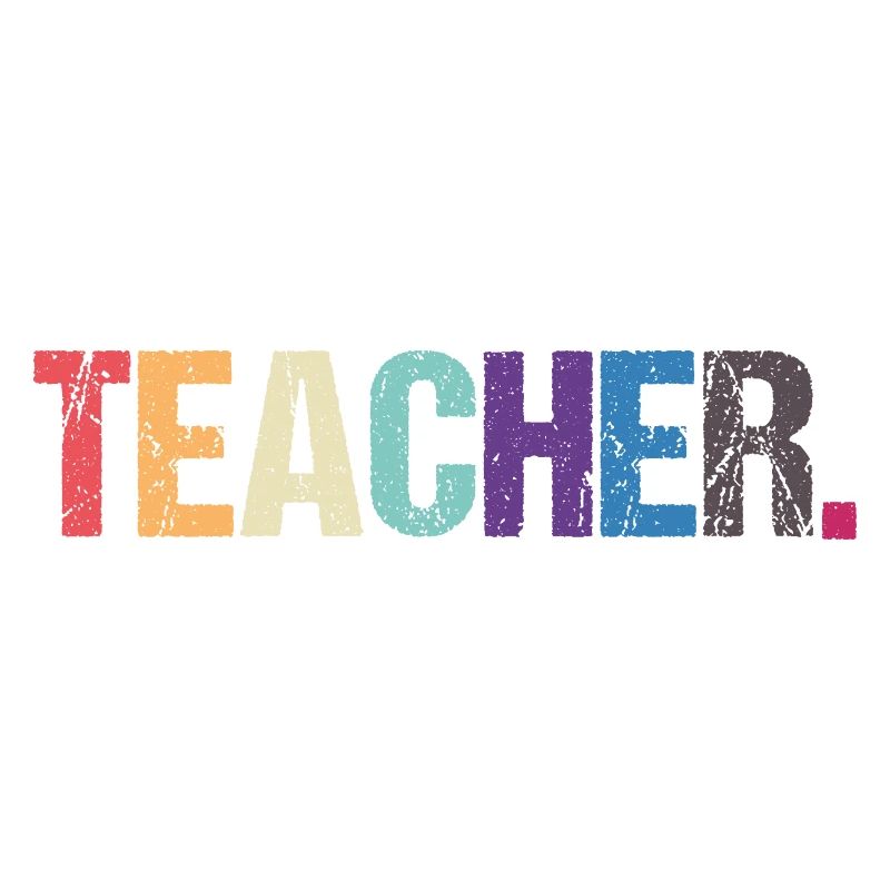 Conception colorée de TEACHER