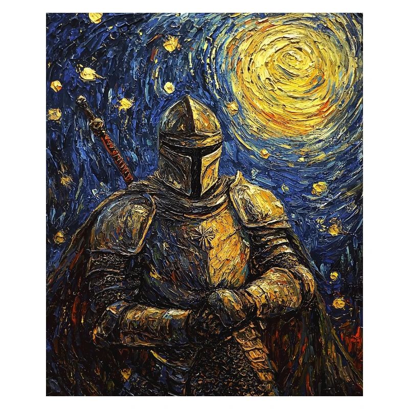 Ritter Van Gogh Style Starry Night