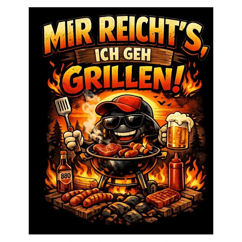 I've had enough, I'm going to have a barbecue