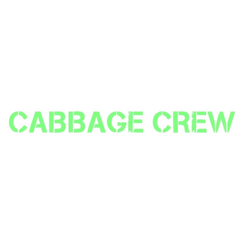 Cabbage Crew Lettering Vegan