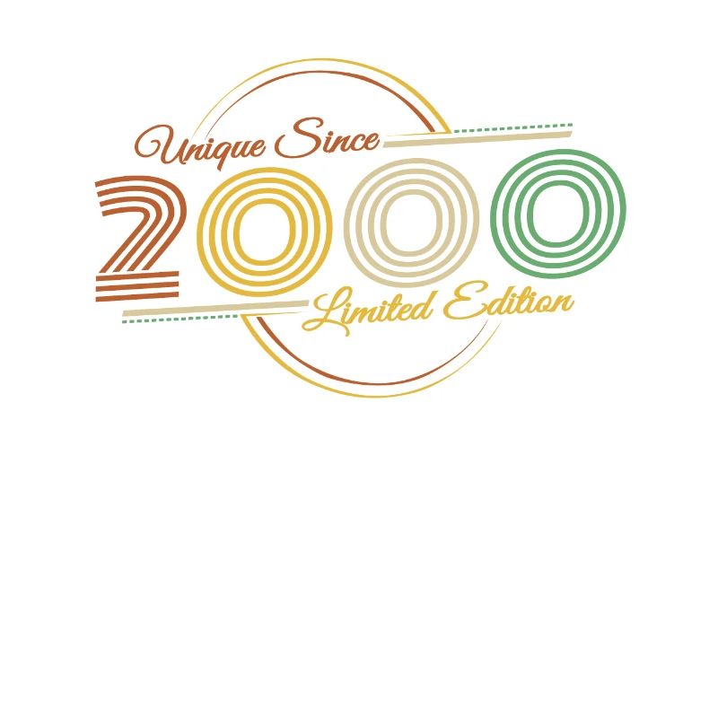 2000 Geburtstag Retro Unique Since 2000