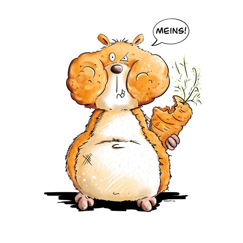 Hamster Mit Hamsterbacke I Spruch Statement
