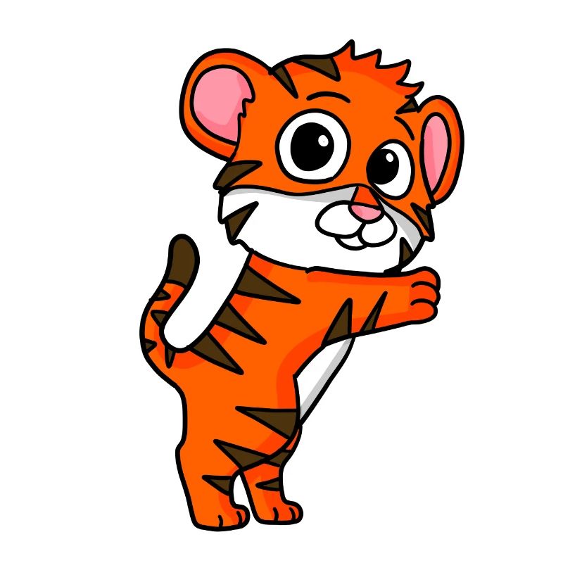Cute tiger
