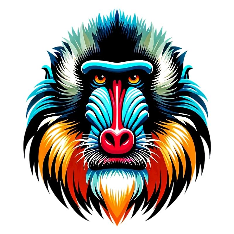Mandrill monkey