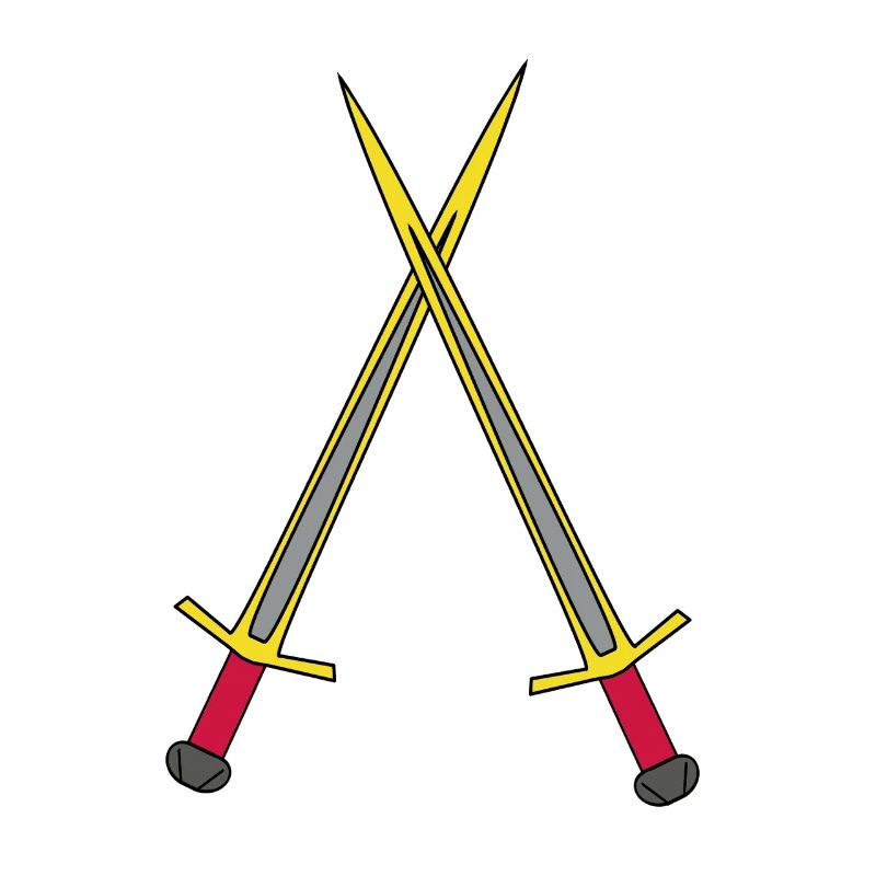 Sword Knight Medieval Warrior Swords