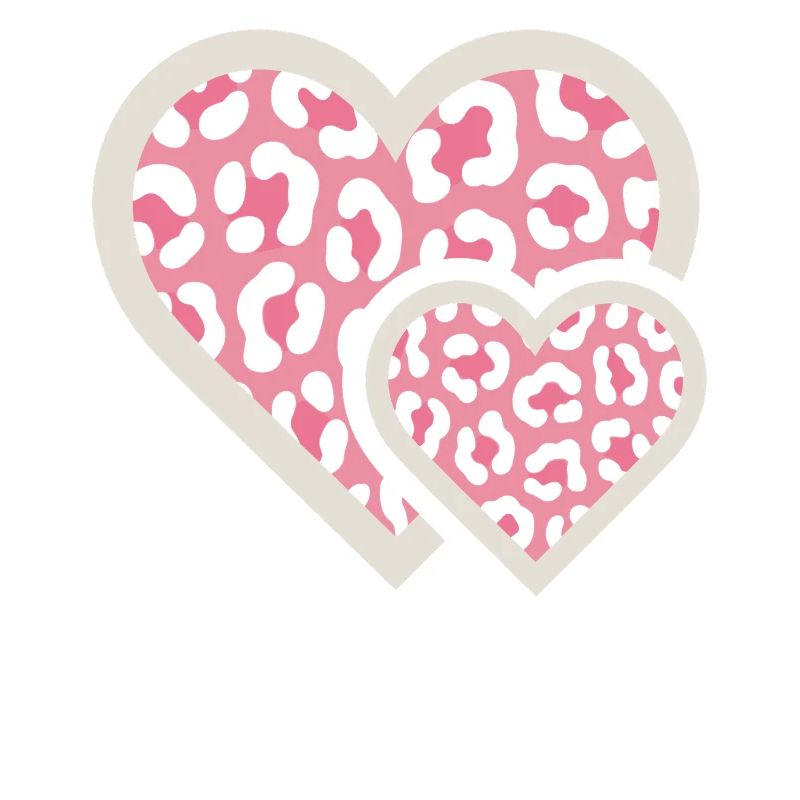 Leopard design with pink pattern