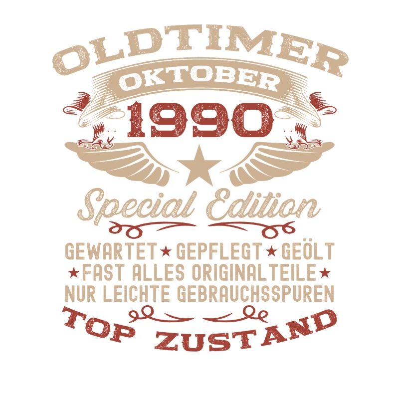 35. Geburtstag Geschenk Oldtimer Oktober 1990