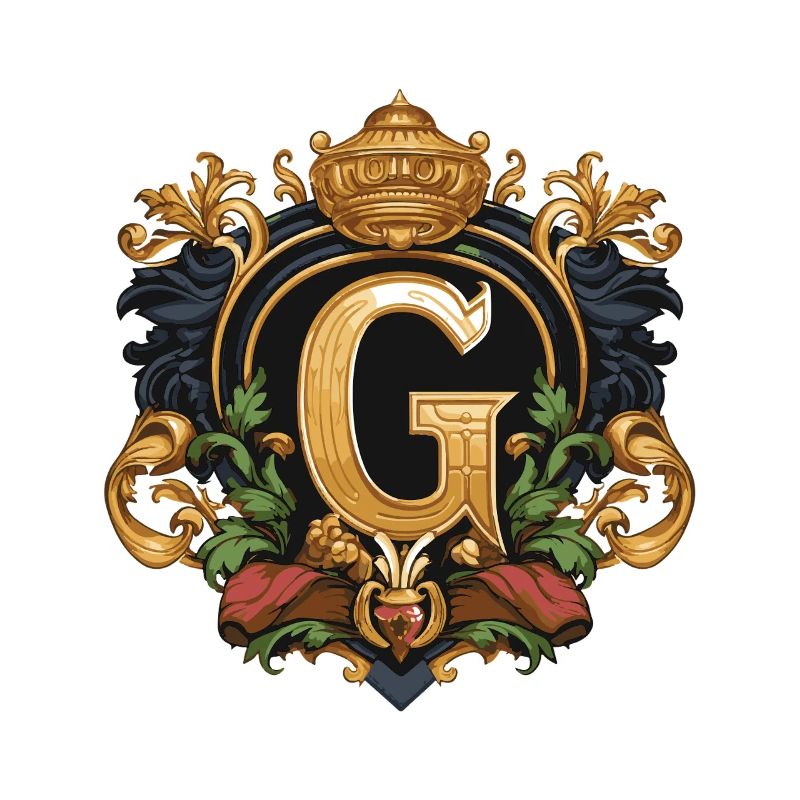 G Buchstabe Name Krone