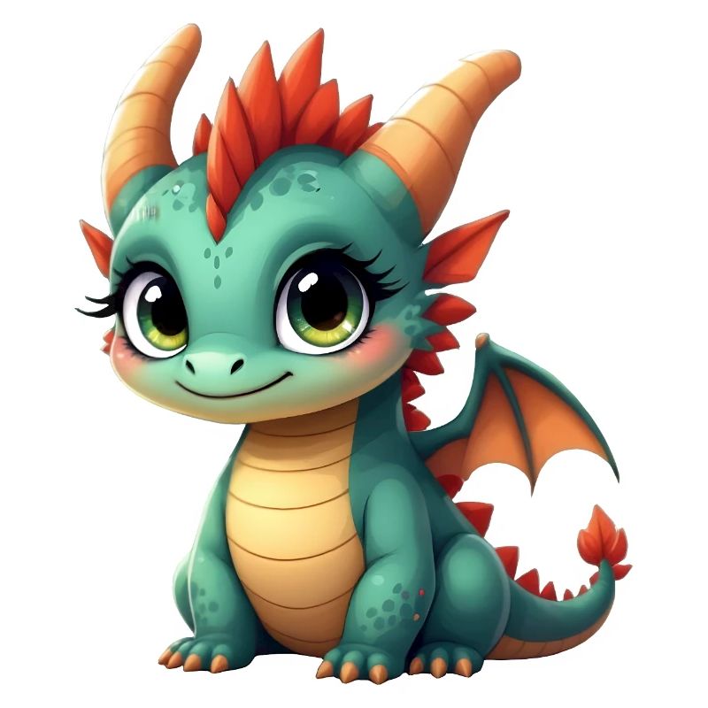 Mignon bébé dragon