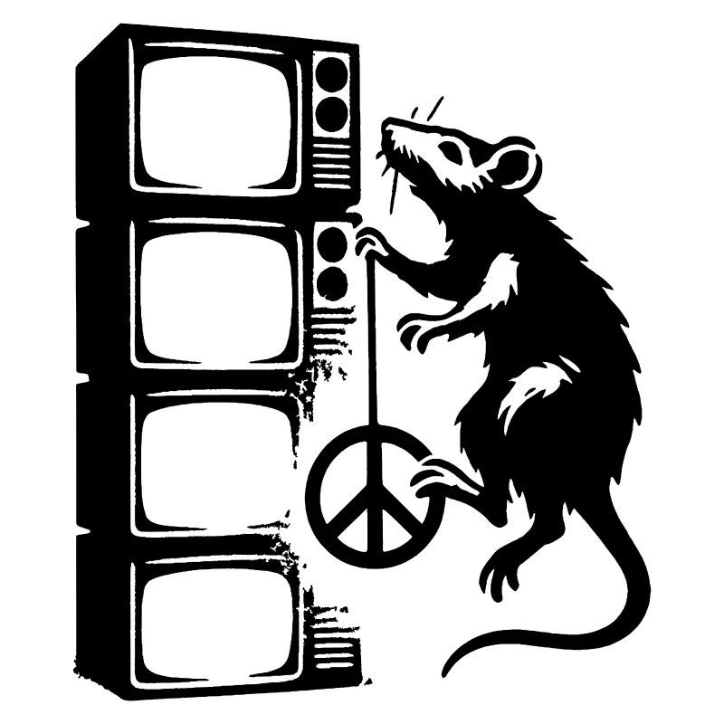 Ratte mit Bildschirm