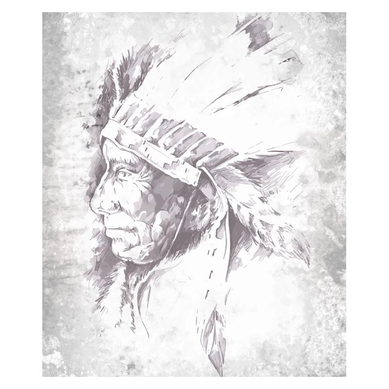 Native Grey Feather Chief