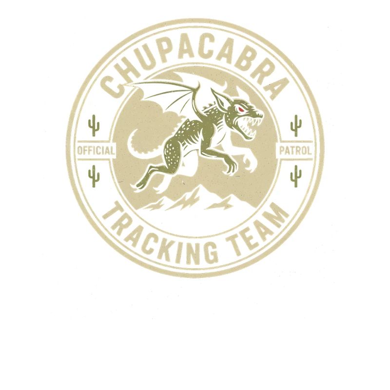 Chupacabra Pursuit Team Funny Cryptid Chupac