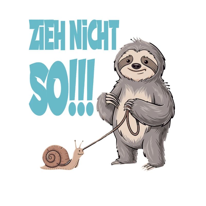 Don't pull so sloth with snail funnier