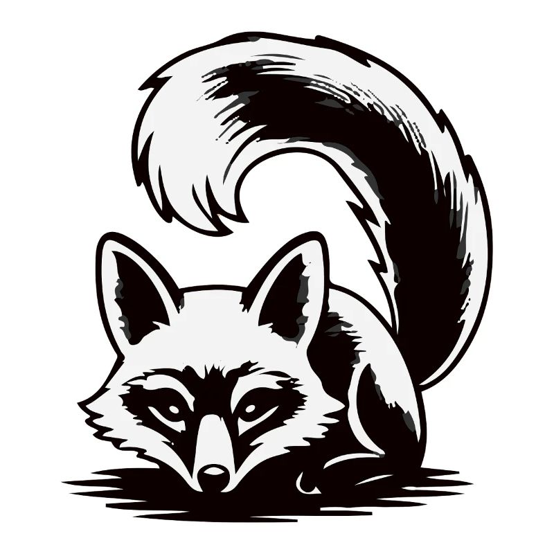 Lunar Fox Silhouette