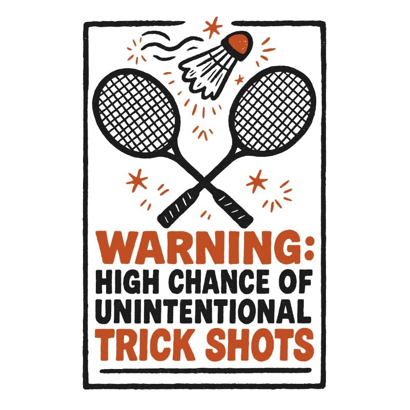 Tirs d’avertissement techniques | Humour du badminton