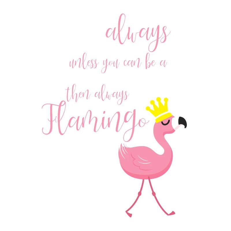 Flamingo Selbstsein: Einzigartige Botschaft