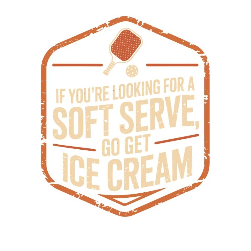 Pickleball Player Looking For Soft Serve Dinking