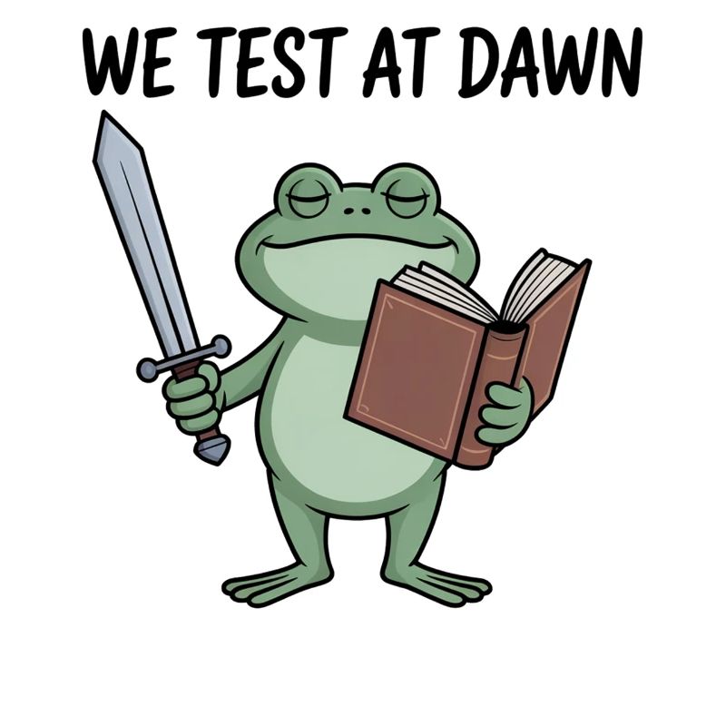 Dawn Quest Frog Sword & Book