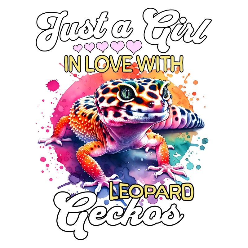 Mädchen Leopardgecko
