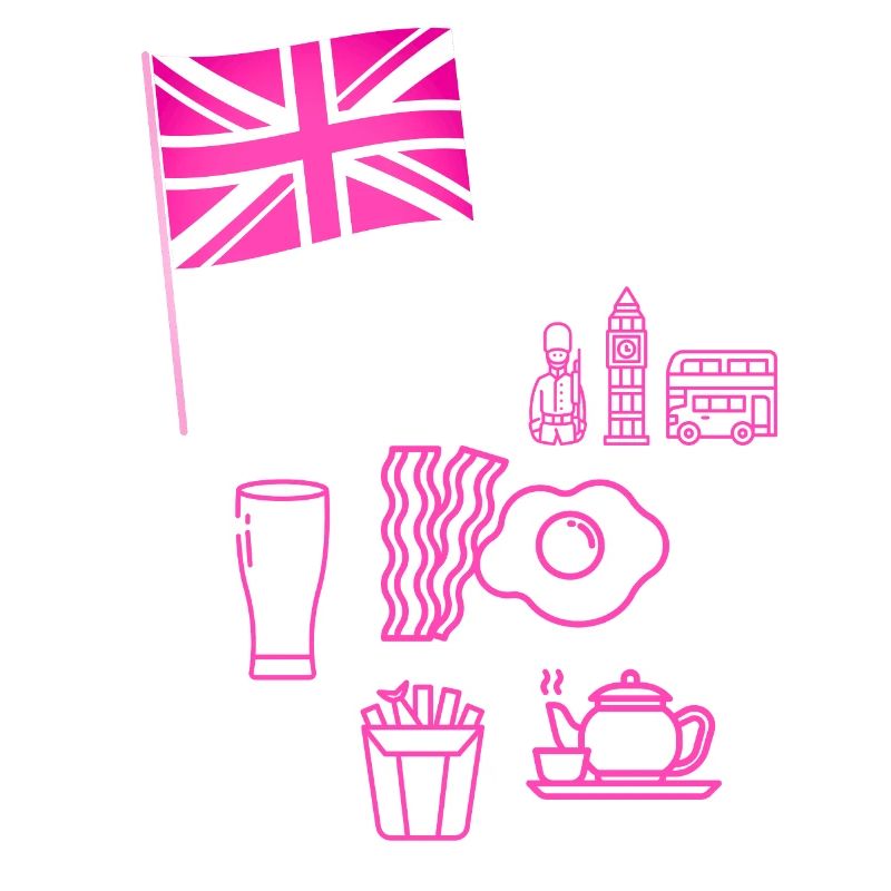 EXANGLIA (Texte rose + blanc)