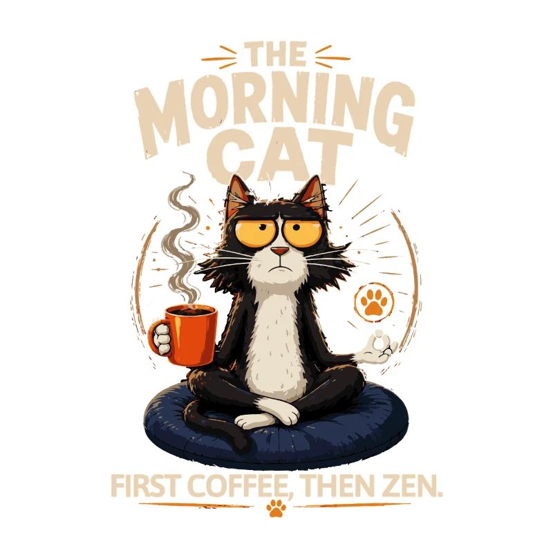 Morgenkatze: Kaffee Zen