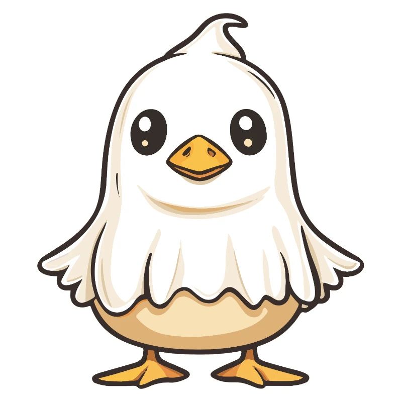 Goose Halloween Ghost