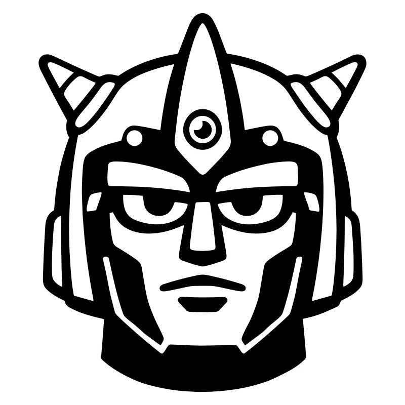 Doomforge Roboter Gesichtshelm