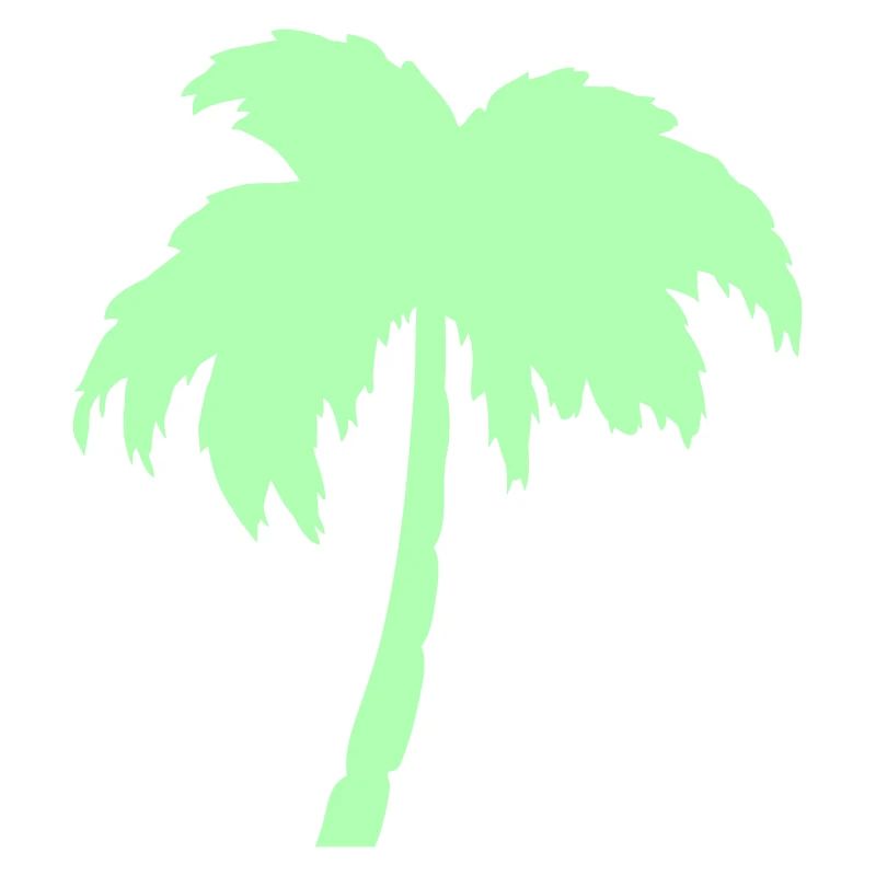 Palm Tree Mint Silhouette