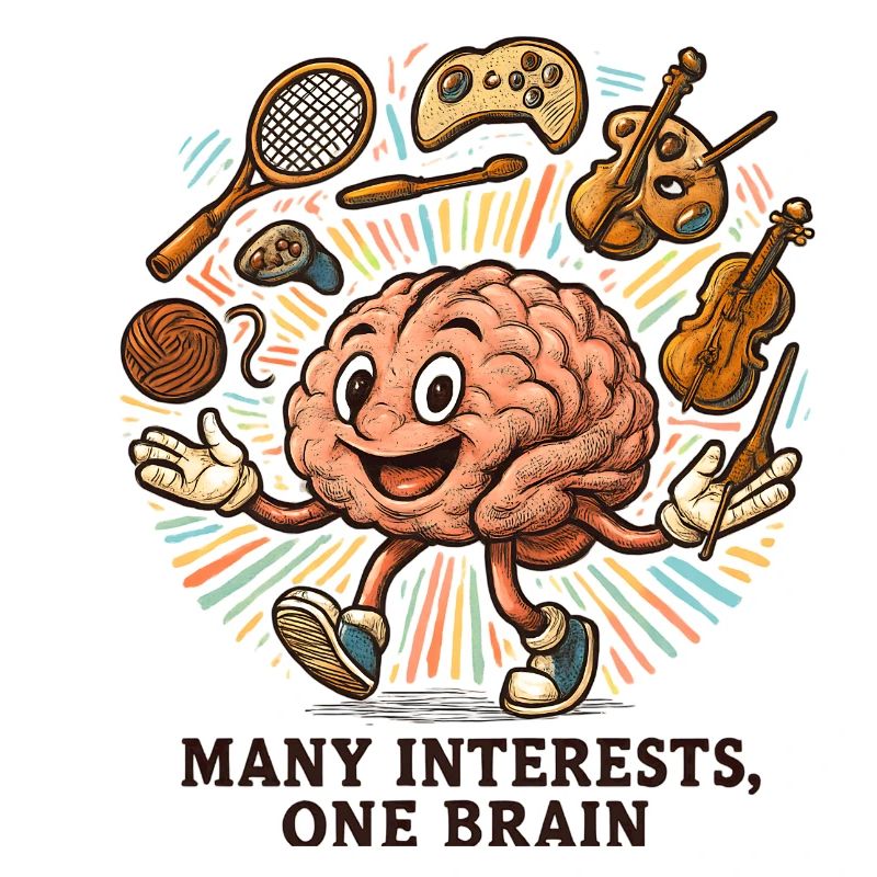 Versatile Brain: Many Passions ADHD ADHD
