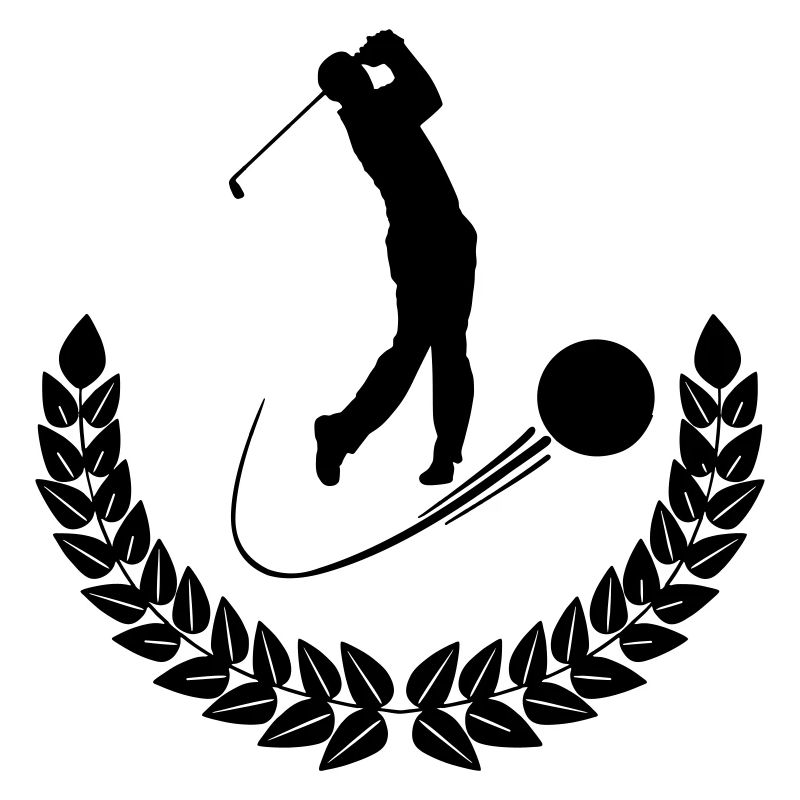 Couronne de laurier de golf