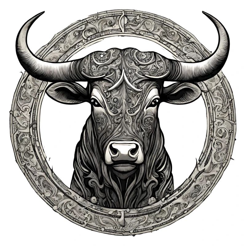 Taurus Widder Bulle Kuh ochse Designe