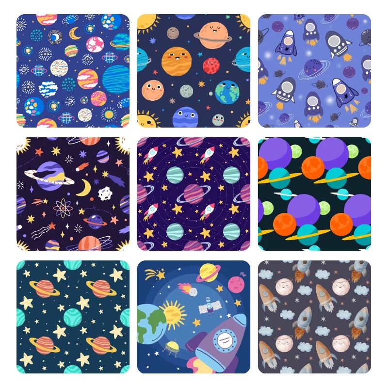 Kindliche kosmische Designs