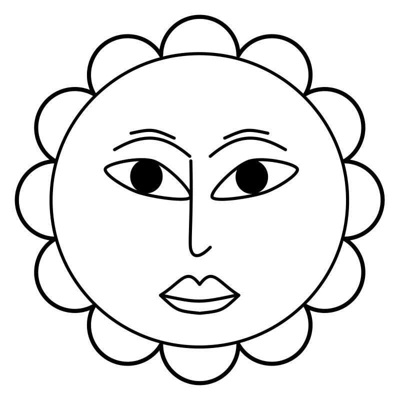 Schlichte Blume