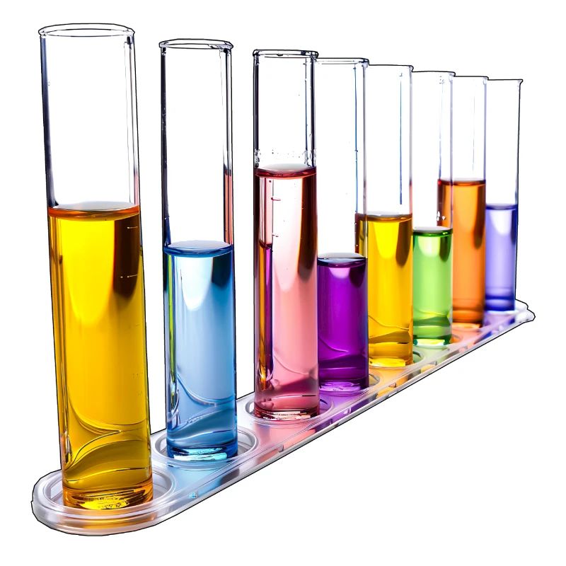 Rainbow Test Tubes Pattern