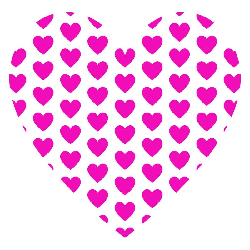 Heart Hearts Patch Pattern