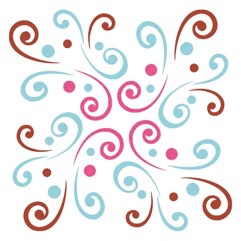 Abstract wavy design by Cean