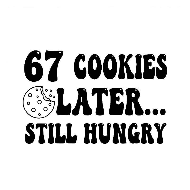 67 biscuits plus tard, toujours affamé